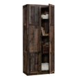thumbnail image 3 of Pemberly Row Armoire de Rangement en Bois d'Ingénierie à 2 Portes en Pin Récupéré/brun, 3 of 11