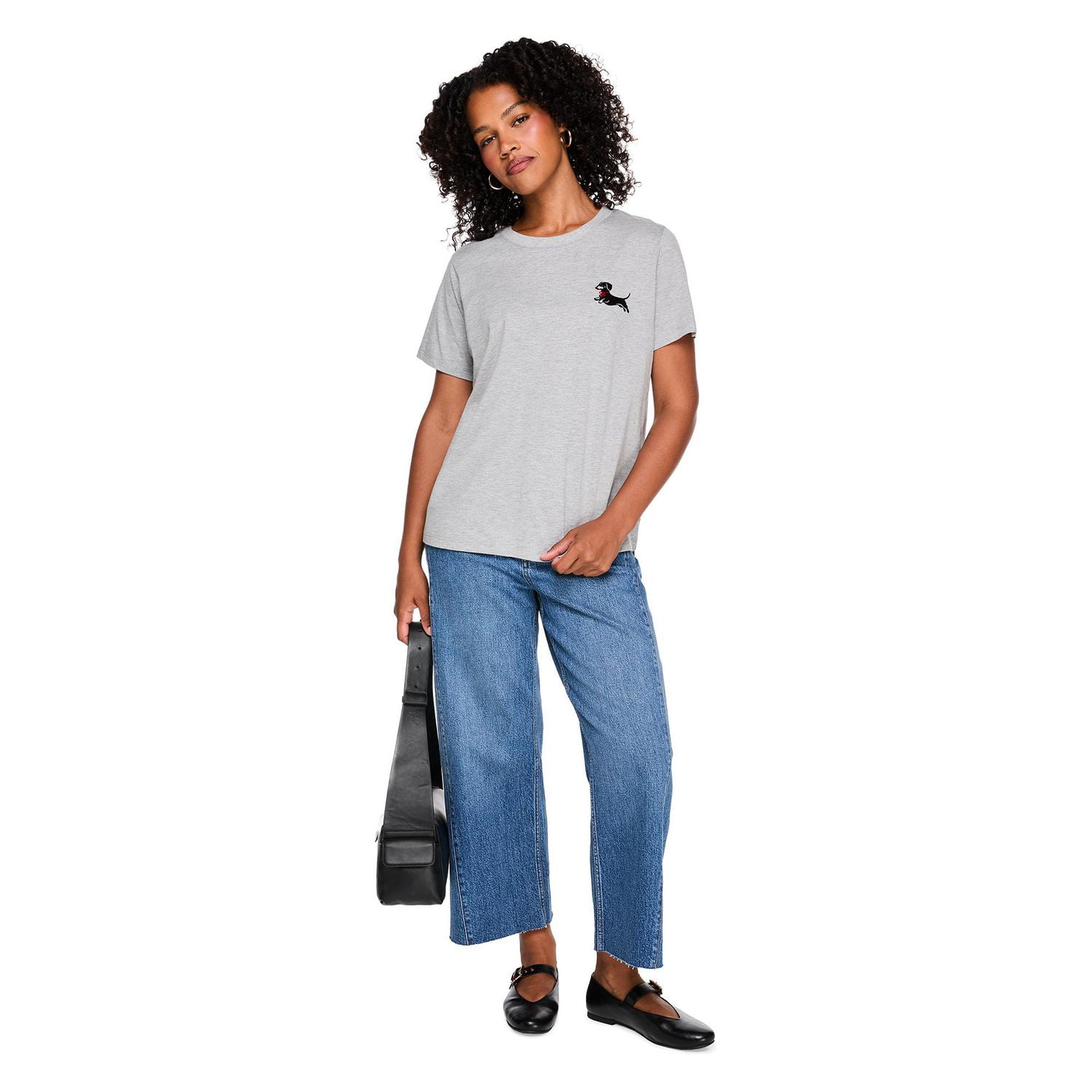 T-shirt à encolure ras du cou George pour femmes