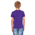 thumbnail image 2 of Bella Canvas Jersey Short-Sleeve Tee 3001Y, S, Team Purple, 2 of 2