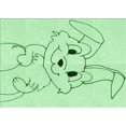 thumbnail image 1 of Ahgly Tapis Rectangulaire Lavable en Machine Intérieur Vert Menthe, 2 Pieds x 3 Pieds, 1 of 7