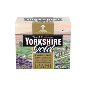 Yorkshire Thé noir Or 80 Sacs