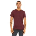thumbnail image 1 of BELLA+CANVAS T-Shirt Jersey CVC pour Homme, TP, Heather Cardinal, 1 of 2
