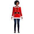 thumbnail image 2 of George Women's Mrs. Claus Tunic Sweater, 2 of 6