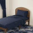 thumbnail image 4 of Mainstays Kids 220TC Cotton Dark Star Twin, 3 Piece Sheet Set, 4 of 8