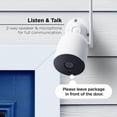 thumbnail image 4 of Merkury Smart Outdoor Camera 1080p – Weatherproof Security Camera with Night Vision, White (1-pack), 4 of 9