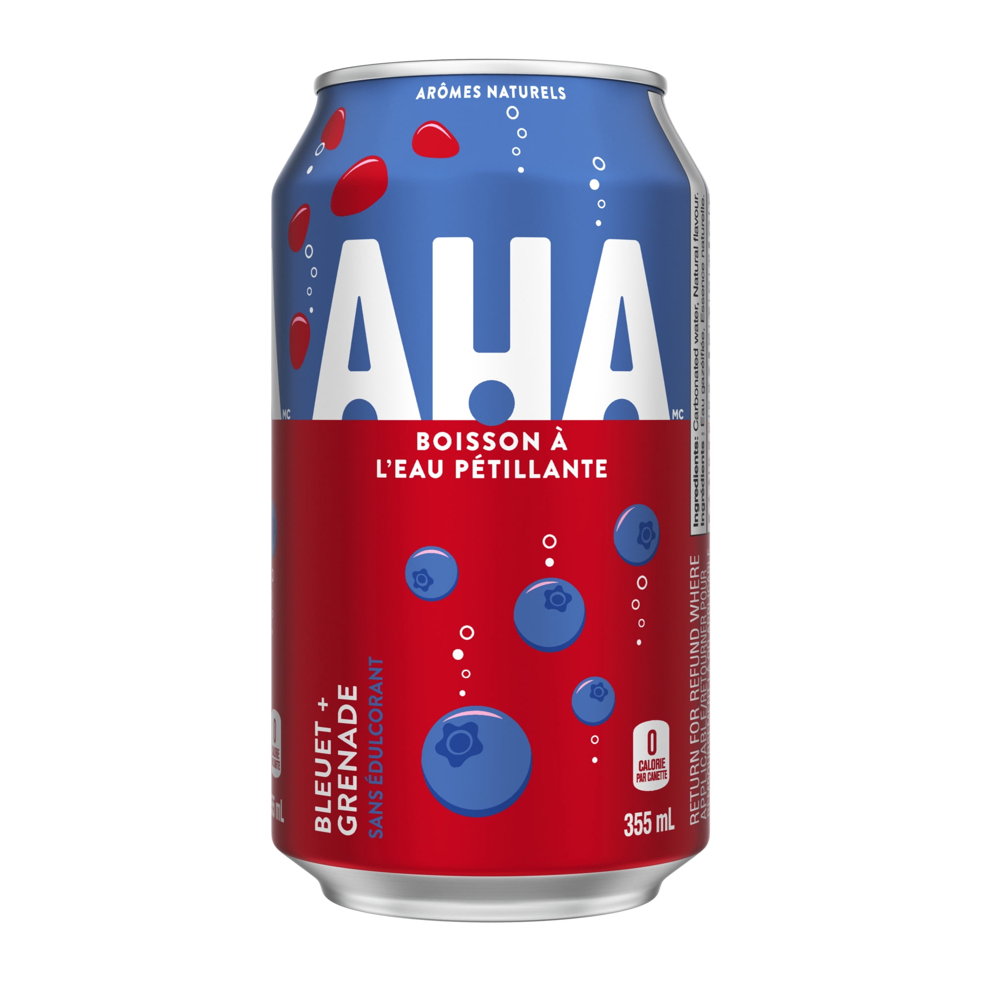 Aha Myrtille Grenade Fridge Pack Cannettes, 355 mL, 12 Pack