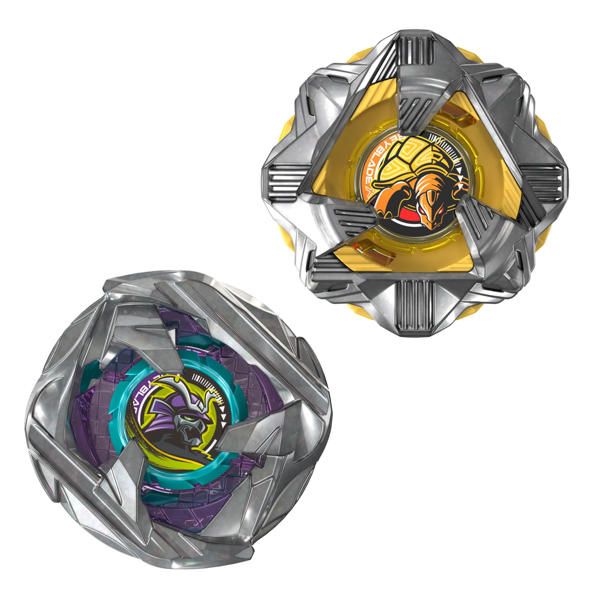 Beyblade X Calibur Samurai 6-70M BX & Obsidian Shell 3-85S BX Dual