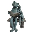 thumbnail image 4 of Angelo Décor Frog Storytime Statue, 4 of 6