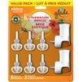 thumbnail image 1 of Glade PlugIns Air Freshener Starter Kit, Scented and Essential Oils for Home and Bathroom, Hawaiian Breeze, 2 Warmers and 6 Refills, 1 of 8
