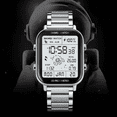 thumbnail image 2 of SKMEI 1888 Multifunctional Gold Square Astronaut Watch with Step Counter, Calorie Tracker, and Waterproof Design, 2 of 7