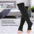 thumbnail image 3 of 1 Pair Of Compression Socks Sports Calf Knee Support Varicose Relief Socks Zipper Compression Socks With Zip Guard Skin Protection And Open Toe Compression Socks For Men And Women, 3 of 8