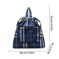 thumbnail image 3 of Dvkptbk Drawstring Backpack Common Drawstring Bag Folding Storage Bag Sports Fitness Bag Drawstring Pocket Travel Backpack, 3 of 6