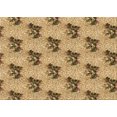 thumbnail image 1 of Ahgly Company Tapis d'Intérieur Lavables en Machine Rectangle Transitionnel Jaune Orange, 2' x 3', 1 of 7
