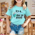 thumbnail image 2 of TZEWGL T-Shirts For Child Back To School Season Printed Short Sleeve Crewneck Clothes For Baby size 6-8T, 2 of 4