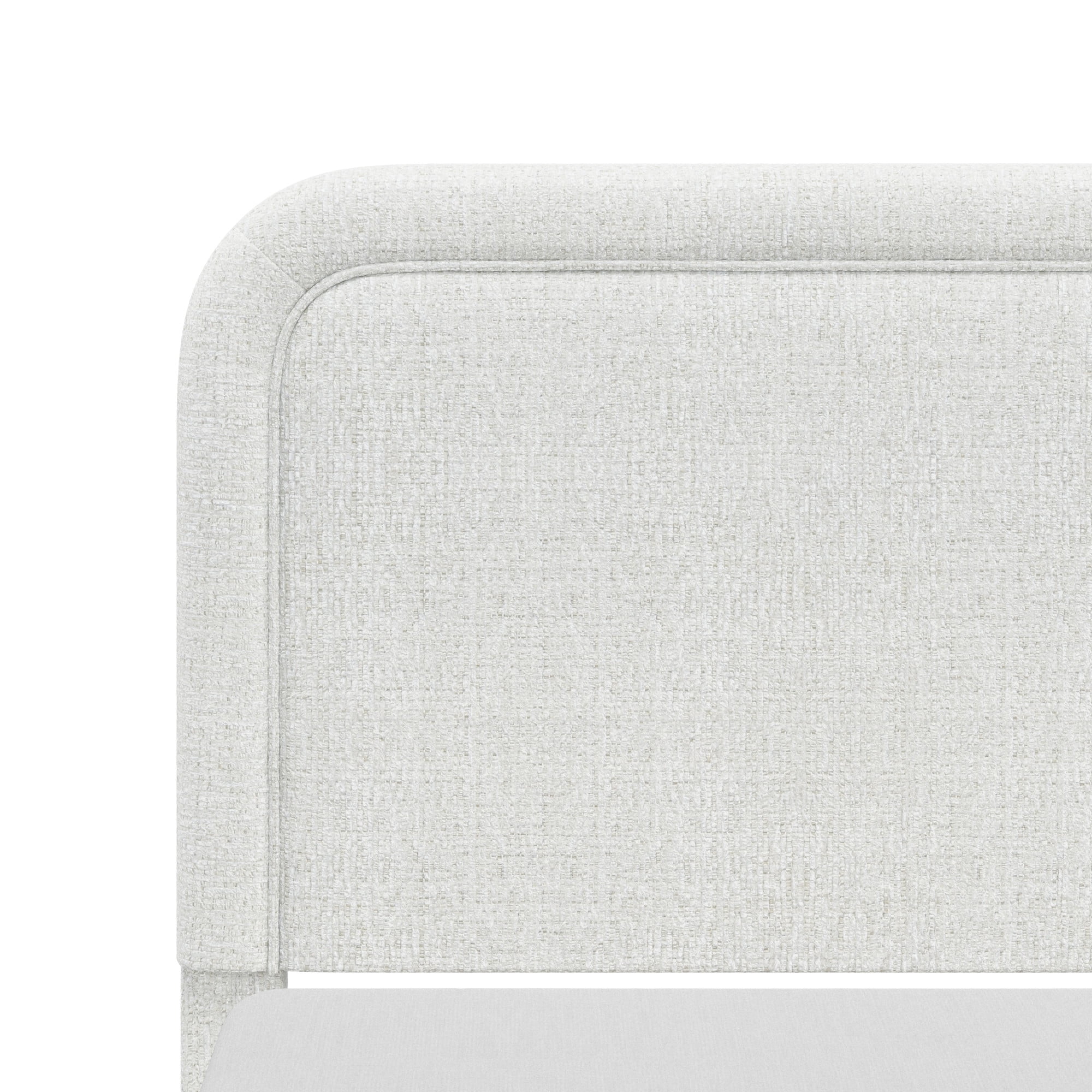 Lit plateforme double Juliet en tissu bouclé – Better Homes & Gardens, couleur ivoire