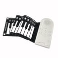 thumbnail image 1 of Portable 49 Keys Flexible Roll Up Piano Electronic Soft Keyboard Piano, 1 of 1
