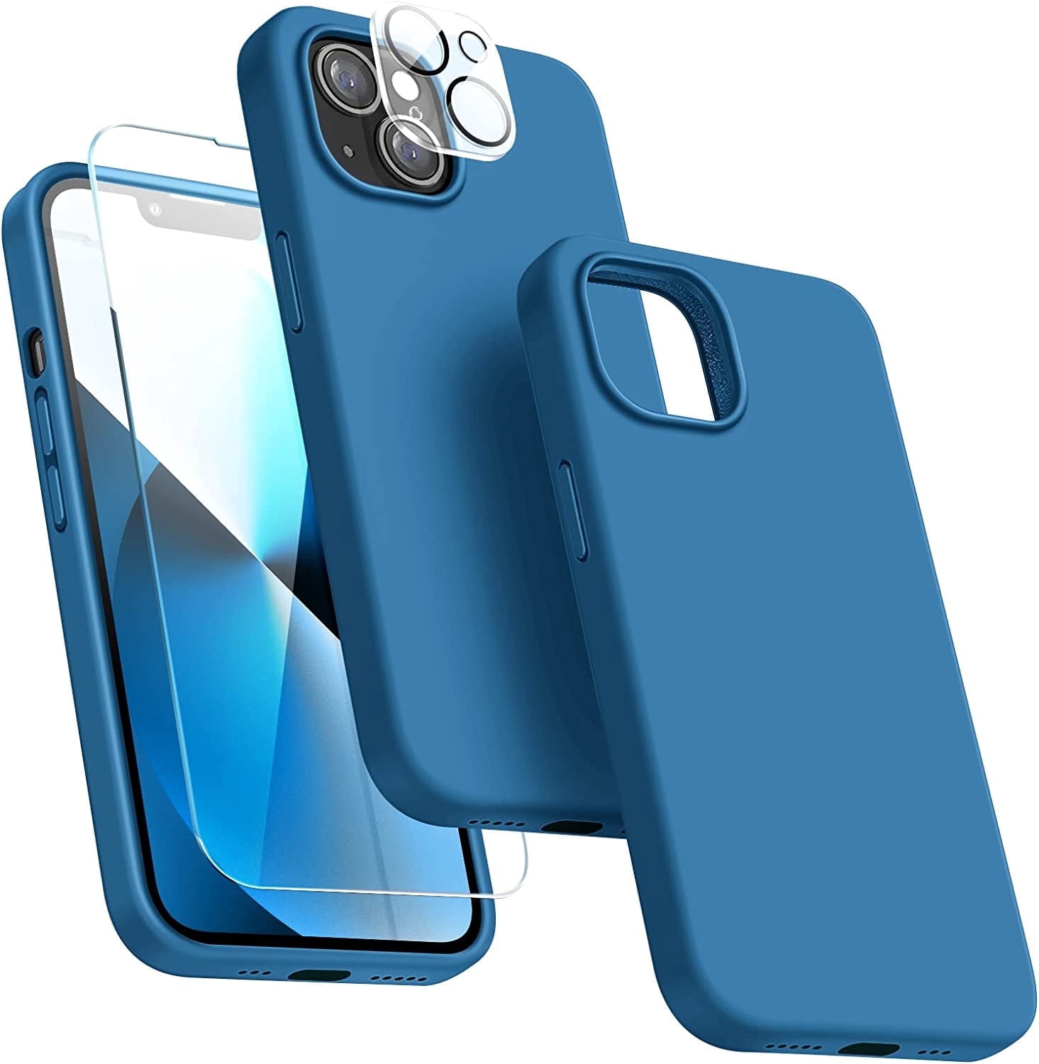 Entronix Magsafe Silicone Cell Phone Case for Apple Entronix, Blue