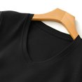 thumbnail image 4 of Timegard Womens Tops V Neck Short Sleeve Comfy Solid Color Basic Tee Casual Loose Workout Top Summer, 4 of 4