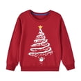 thumbnail image 2 of Diufon Chandail en Molleton de Noël pour Garçons et Filles Manches Longues Col Rond Chandail Automne Hiver Hauts Chauds, 2 of 4