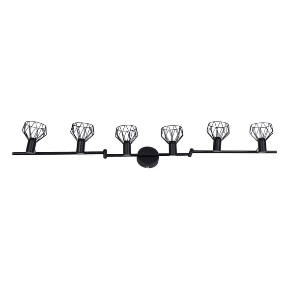 Head Track Light Holder,6 Head Rotating Lamp Track Lamp Holder Rotatable Track Lamp Holder Elevate Your Experience