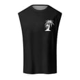 thumbnail image 1 of Summer Fashion Men's Vest Coconut Tree Small Pattern Shoulder Design Minimalist Style Casual Sleeveless Top, 1 of 6