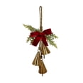 thumbnail image 1 of Holiday Time 3 Hanging Metal Bells Christmas Hanging Ornament,Gold Color, 1 of 5
