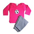 thumbnail image 1 of Loralin Design GFS12 Soccer Outfit - Fuchsia  12-18 Months, 1 of 1
