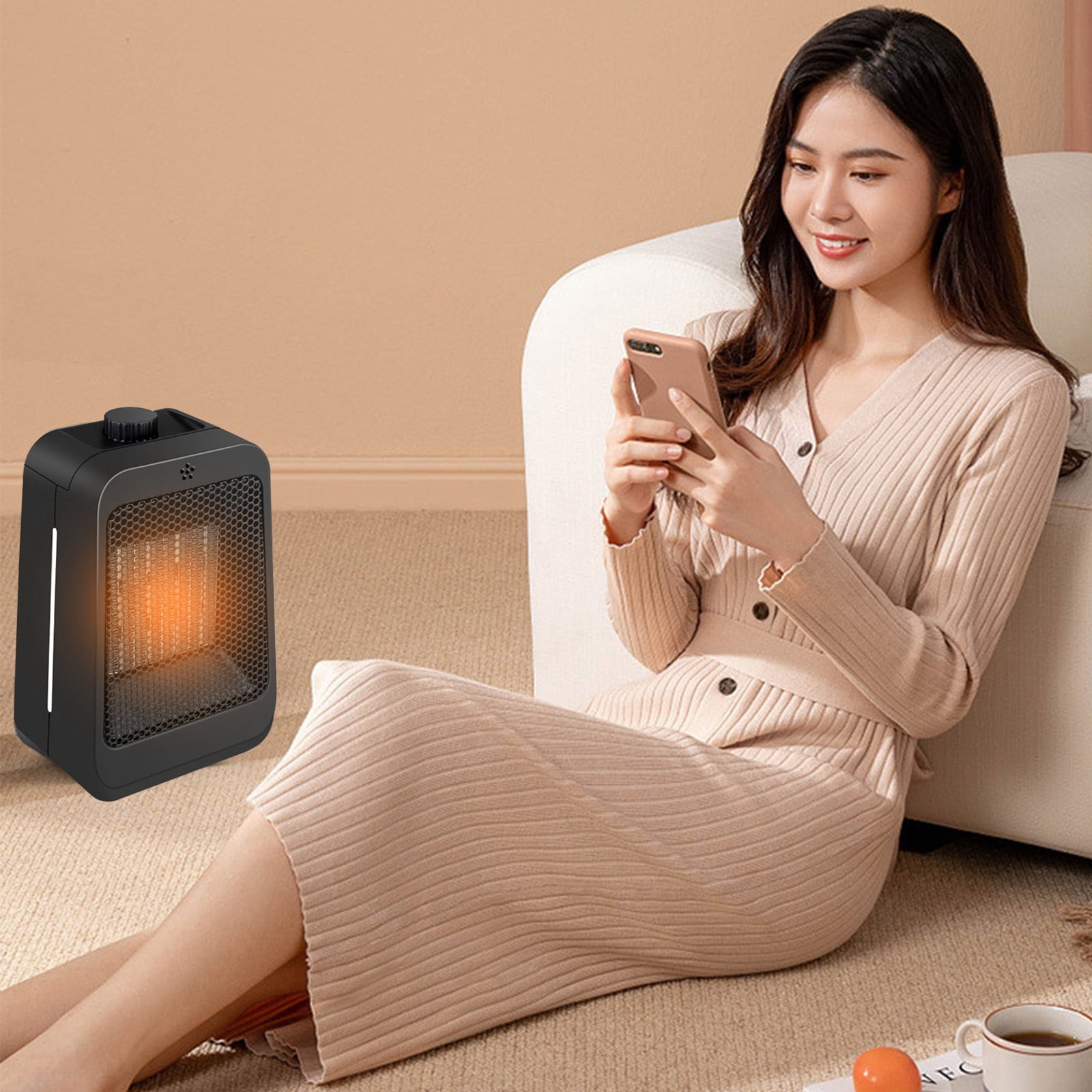 Birdeem Space Heaters for Indoor Use, Heaters Indoor Portable Electric, Portable Space Heater - 1500W Fast Heating Ceramic Heater Features , Mini Heater for Bedroom,Desk,Office and Indoor Use