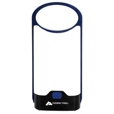 Ozark Trail Lanterne fine DEL en aluminium avec piles 160 lumens Bleu