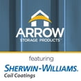 thumbnail image 2 of Arrow Classic Steel Storage Shed, 8x8, Blue Grey, 2 of 8