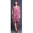 thumbnail image 2 of Bimba Caftan Court Aquarelle Robe Midi Plage Maillot de Bain par-Dessus WomensKaftan-S-L, 2 of 5