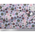 thumbnail image 3 of Soimoi polyester Crepe Fabric Mandala Kaleidoscope Printed Craft Fabric by the Yard 52 Inch Wide, 3 of 3