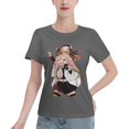 thumbnail image 1 of T-Shirt Basique à Manches Courtes pour Femmes Demon Slayer : Koiju et Nidouzi, 1 of 6