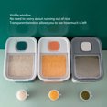 thumbnail image 4 of Rice Storage Container, Food Container Airtight Rice Container, Flour Dispenser with Lids & Measuring Cup for Rice, Grain, Pet Food, Flour, Cat Dog Food Storage Container, 4 of 8