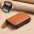 thumbnail image 2 of JFHHQ Versatile Zipper Purse for Daily Use Stylish RFID Blocking Card Holder and Practical Wallet Accessory Brown, 2 of 4