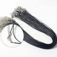 thumbnail image 2 of serony Necklace Choker Rope Polyester Bracelet Beading Cord DIY Pendant Extender String Chain Jewelry Findings Accessory White, 2 of 9