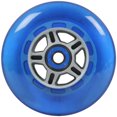 thumbnail image 4 of Roues de Trottinette de Remplacement avec Roulements Abec 7 100 mm Roue Bleue/rouge Lot de 4 pour Rasoir, 4 of 5