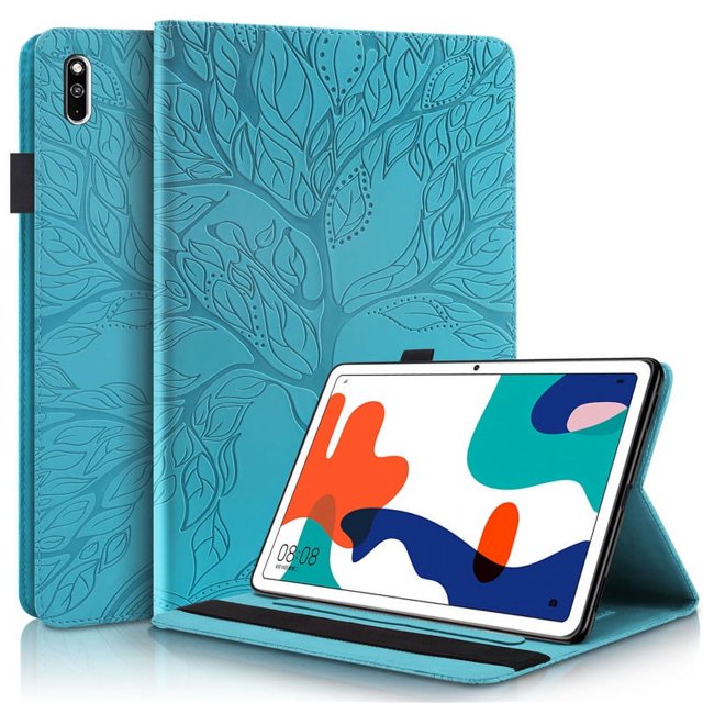 3D Tree Embossed for Huawei MatePad Mate Pad 11 T8 Case Soft TPU Tablet Cover for Funda Huawei MatePad 10.4 10 4 11 2022 Case RX Blue MatePad 10.4 inch