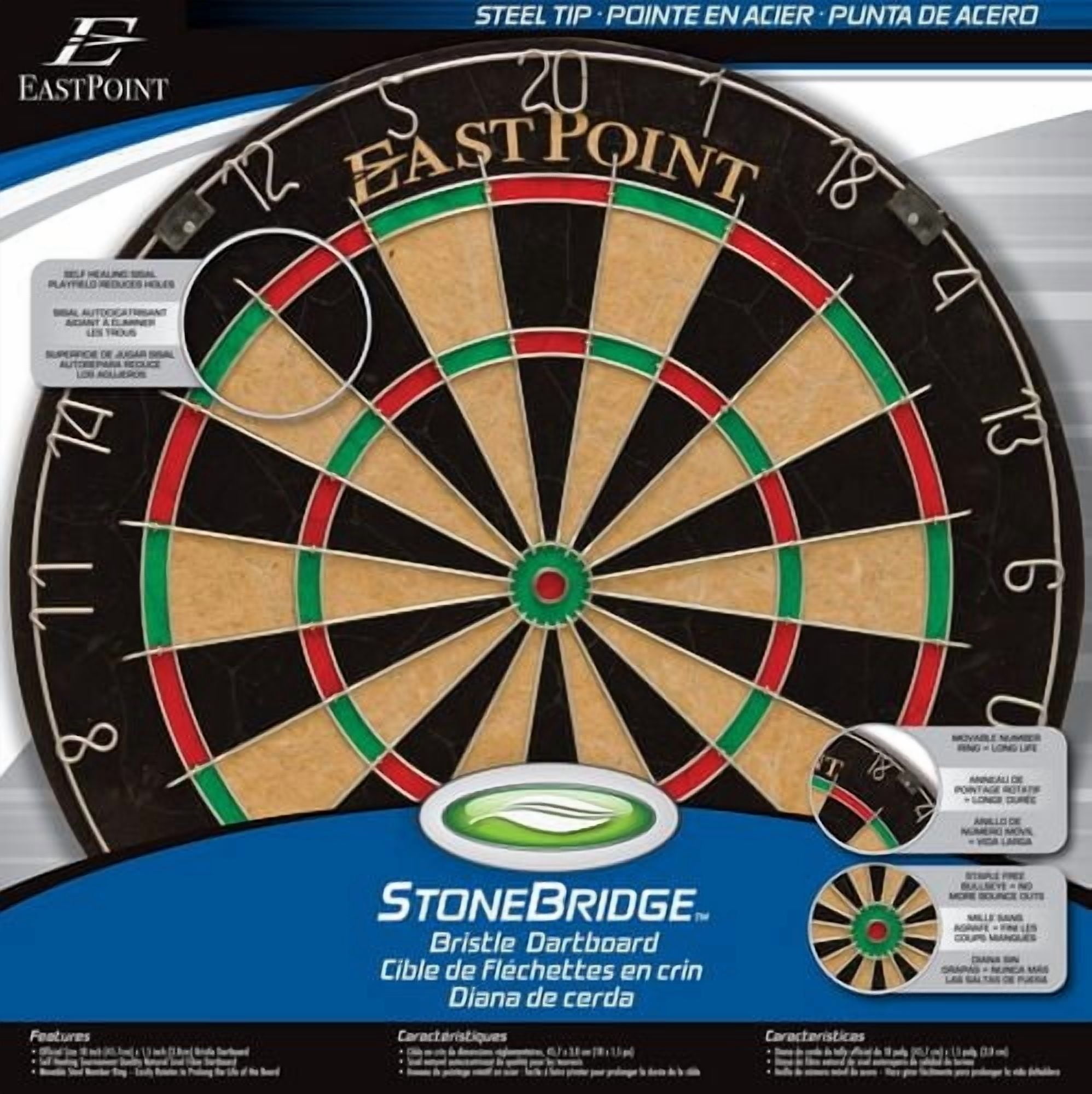 Cible de fléchettes en fibre Stonebridge EastPoint Sports