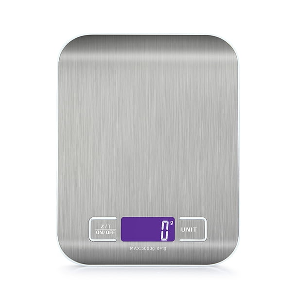 Amdohai Balance Alimentaire 22 lb Balance de Cuisine Numérique Balance à Écran LCD Poids kg g oz ml et lb pour la Pâtisserie et la Cuisson Acier Inoxydable Balance Alimentaire Portable 1 g Précise