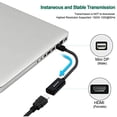 thumbnail image 3 of Mini DisplayPort to HDMI Adapter 2 Pack, Benfei Mini DP(Thunderbolt) to HDMI converter gold-Plated cord compatible for MacBook Pro, MacBook Air, Mac Mini, Microsoft Surface Pro 3/4, etc, 3 of 7