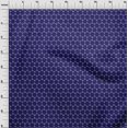 thumbnail image 3 of oneOone Cotton Flex Fabric Honeycomb Geometric Sashiko Print Fabric by The Yard 40 Inch Wide, 3 of 4