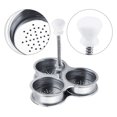 thumbnail image 2 of 3 Caves Egg Cooker Stainless Steel Egg Boiler Soft Boiled Egg Maker for Cooking Eggs Kitchen Gadget, 2 of 6