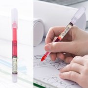 EGNMCR Home Office Furniture Straight Liquid Type Fast-drying Rollerball Pen Ballpoint Pen Black Pen Gel Ink Pen Student Stationery Pen Carbon Pen Wholesale 4ml Plastic Fast drying gel ink pen