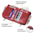 thumbnail image 5 of HONITANO Anti Theft Rfid Red Wallet with Long Clutch and Coin Purse, 5 of 5