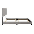 thumbnail image 2 of CorLiving Celeste Modern Upholstered Adult Queen Bed Frame with Headboard, Box Spring Required, 2 of 6