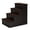 Dark Coffee, variant on PawHut Pet Steps, 4-Level Wooden for High Beds, Dark Coffee