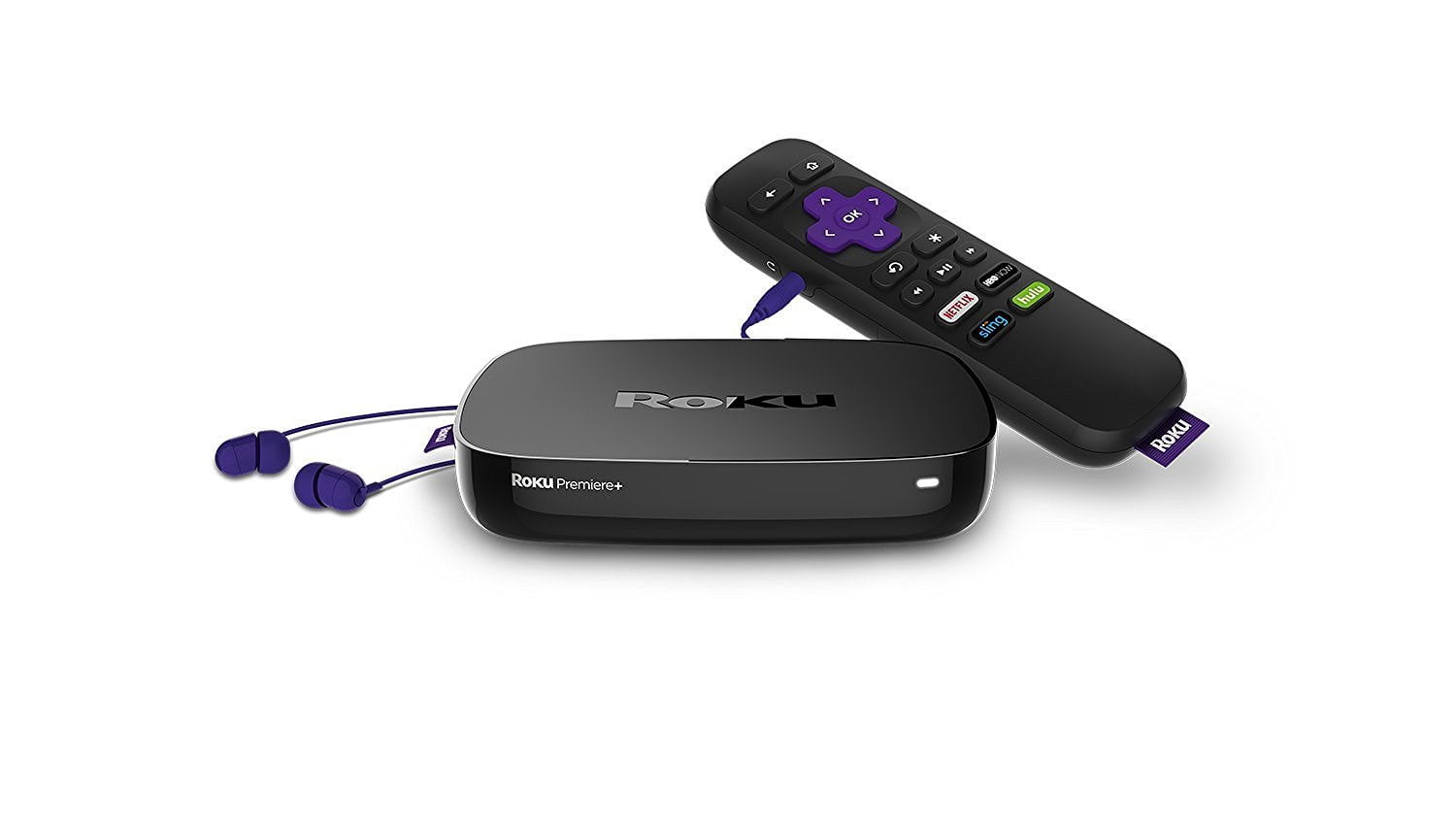Remis à Neuf (Bon) Roku Premiere+ Lecteur Multimédia en Continu 4K HDR (4630)
