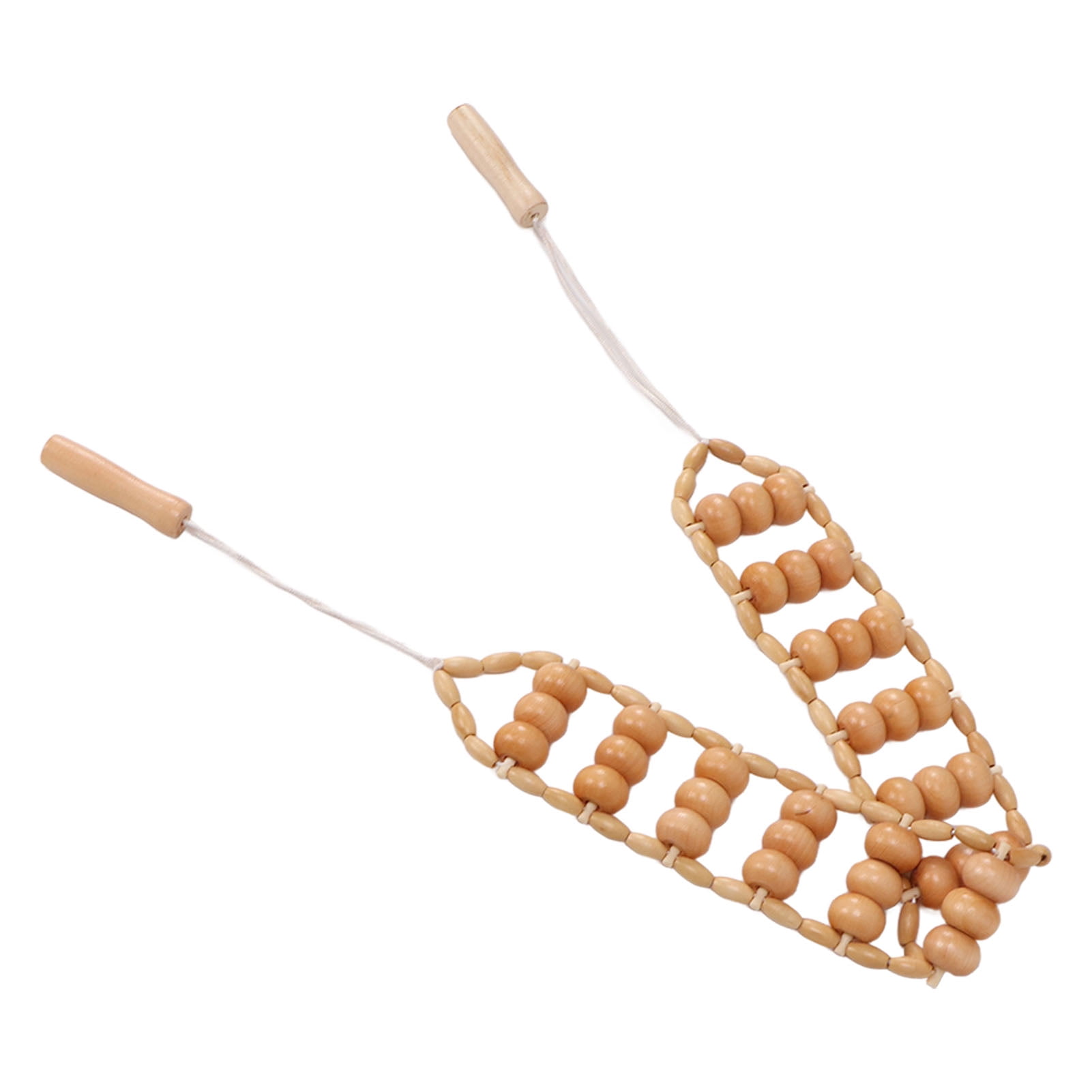 Back Massage Roller Rope,  Edges Wood Massage Roller Rope  For Waist
