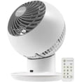 thumbnail image 1 of IRIS Woozoo Globe Multi-Directional 5-Speed Oscillating Fan [2024 Model], Small, White, 1 of 8